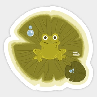 croak croak frog Sticker